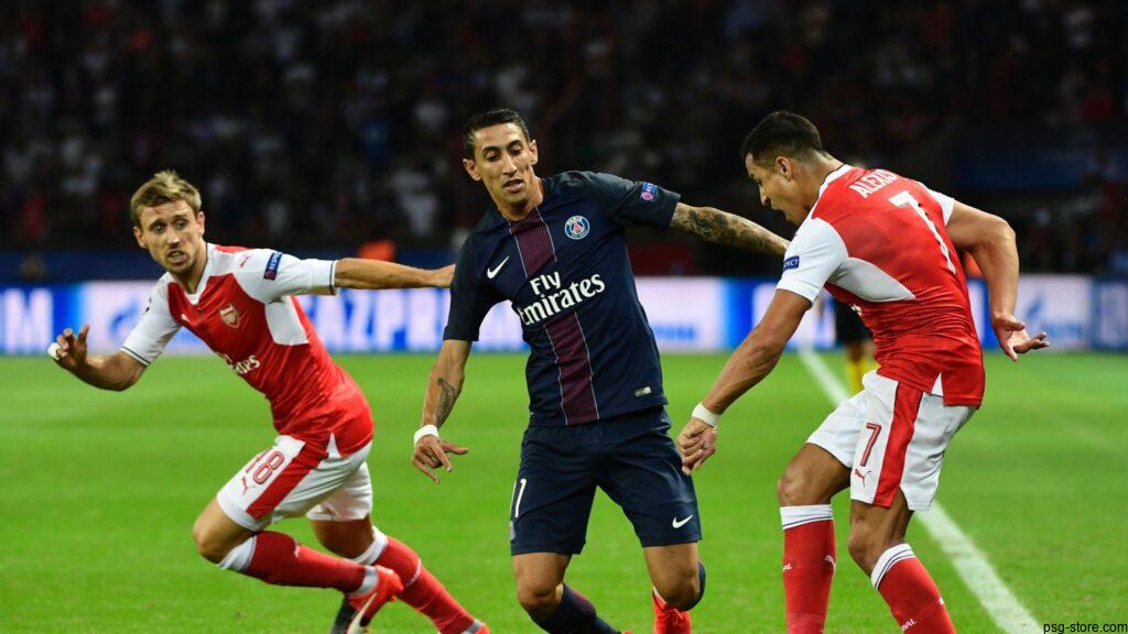 PSG and Arsenal went head-to-head