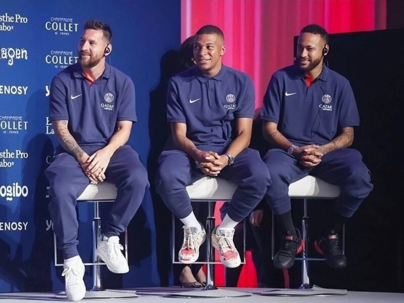 Messi, Neymar and Mbappe